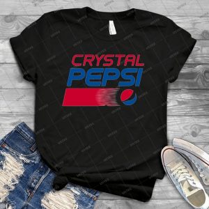 Pepsi Crystal 9 - Vintage Men's Shirt Tshirt For Women Classic Handmade Shirt Retro Graphic Tee