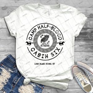 Percy Jackson-Camp Half-Blood-Cabin Six-Athena - Best Unisex Trending Handmade T-shirt Gift Idea For Men T-shirt For Woman