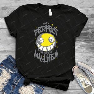 Perfect Day For Mayhem - Alternate - - Vintage Men's Shirt Tshirt For Women Classic Handmade Shirt Retro Graphic Tee