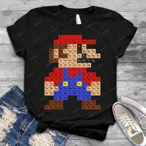 Periodic Mario Table 23 - Gift Idea Shirt For Men Tee For Women Classic Retro Vintage Graphic T-Shirt