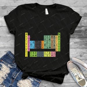 Periodic Table Of Horror Movies - Best Unisex Trending Handmade T-shirt Gift Idea For Men T-shirt For Woman