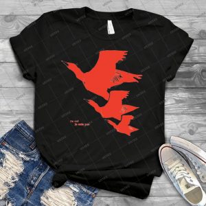 Persona 4 Yosuke Hanamura Shirt - Red Birds - - Vintage Men's Shirt Tshirt For Women Classic Handmade Shirt Retro Graphic Tee
