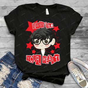Persona 5 Hero- Red - Best Unisex Trending Handmade T-shirt Gift Idea For Men T-shirt For Woman
