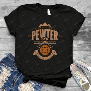 Pewter Gym 77 - Vintage Men's Shirt Tshirt For Women Classic Handmade Shirt Retro Graphic Tee
