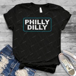 Philly Dilly Shirt With Vintage Worn Distressed Look - Best Unisex Trending Handmade T-shirt Gift Idea For Men T-shirt For Woman