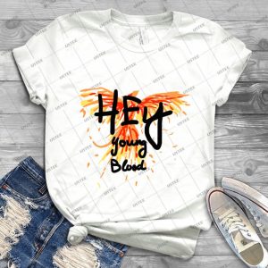 Phoenix- Fall Out Boy Hey Young Blood Design - Best Unisex Trending Handmade T-shirt Gift Idea For Men T-shirt For Woman