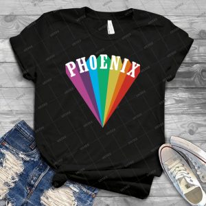 Phoenix Rainbow Black 16 - Gift Idea Shirt For Men Tee For Women Classic Retro Vintage Graphic T-Shirt