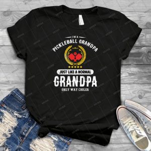 Pickleball Grandpa - Gift Idea Shirt For Men Tee For Women Classic Retro Vintage Graphic T-Shirt