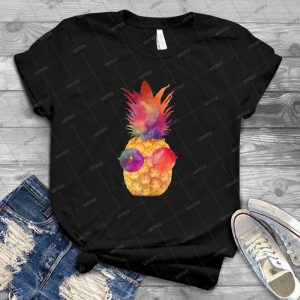 Pineapple - Vintage Men's Shirt Tshirt For Women Classic Handmade Shirt Retro Graphic Tee