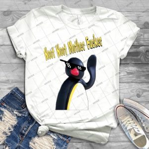 Pingu T Shirt - Vintage Men's Shirt Tshirt For Women Classic Handmade Shirt Retro Graphic Tee