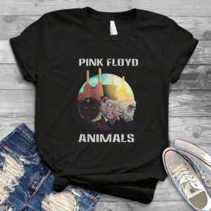 Pink Floyd Animals Tee- Funny Sheep Pig Bear Album Songs Of Pink Floyd Handmade Shirt