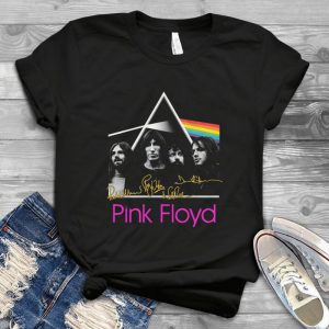 Pink Floyd Dark Side In The Moon Signatures All Members Tshirt - Wish You Were Here Best Song Ever Handmade Shirt