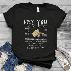 Pink Floyd Hey You Out There In The Cold Getting Lonely Getting Old Can You Feel Me The Wall 1979 Handmade Shirt