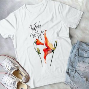 Pink Floyd The Wall Flower Tee - The Wall Album Of Pink Floyd Vintage Style Handmade Shirt