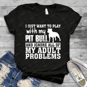 Pitbull T Shirt 87 - Vintage Men's Shirt Tshirt For Women Classic Handmade Shirt Retro Graphic Tee