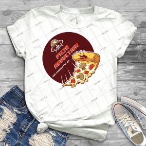 Pizza Abduction 45 - Best Unisex Trending Handmade T-shirt Gift Idea For Men T-shirt For Woman