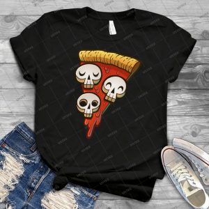 Pizza Skullgioni - Best Unisex Trending Handmade T-shirt Gift Idea For Men T-shirt For Woman