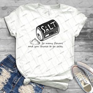 Pjsalt V1 - Black Text - - Vintage Men's Shirt Tshirt For Women Classic Handmade Shirt Retro Graphic Tee