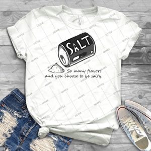Pjsalt V1 - Black Text - 17 - Trending Shirt For Women Vintage Retro Tee For Men Kid's T-Shirt Handmade Shirt