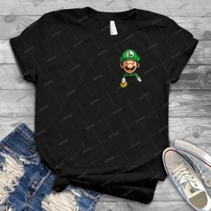 Pocket Luigi - Gift Idea Shirt For Men Tee For Women Classic Retro Vintage Graphic T-Shirt