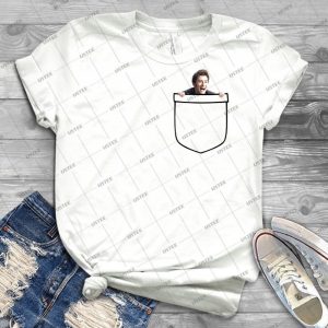 Pocket Tennant 4 - Vintage Men's Shirt Tshirt For Women Classic Handmade Shirt Retro Graphic Tee