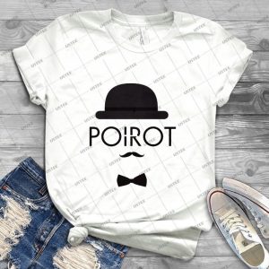 Poirot T Shirt - Best Unisex Trending Handmade T-shirt Gift Idea For Men T-shirt For Woman