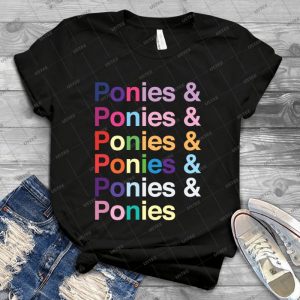 Ponies & 9 - Best Unisex Trending Handmade T-shirt Gift Idea For Men T-shirt For Woman