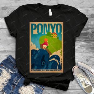 Ponyo T Shirt 10 - Vintage Men's Shirt Tshirt For Women Classic Handmade Shirt Retro Graphic Tee