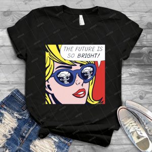 Pop Optimistic Girl 66 - Vintage Men's Shirt Tshirt For Women Classic Handmade Shirt Retro Graphic Tee