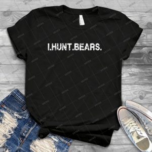 Popular - I-Hunt-Bears- Distressed Hunting - Best Trending 25 - Vintage Men's Shirt Tshirt For Women Classic Handmade Shirt Retro Graphic Tee