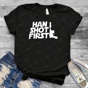 Popular Han Shot First Vy675 Best Trending 5 - Vintage Men's Shirt Tshirt For Women Classic Handmade Shirt Retro Graphic Tee