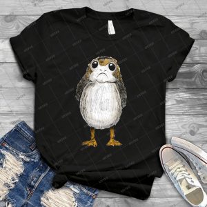 Porg T Shirt - Best Unisex Trending Handmade T-shirt Gift Idea For Men T-shirt For Woman