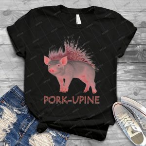 Pork-Upine - Best Unisex Trending Handmade T-shirt Gift Idea For Men T-shirt For Woman