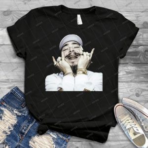 Poste Malone - Gift Idea Shirt For Men Tee For Women Classic Retro Vintage Graphic T-Shirt