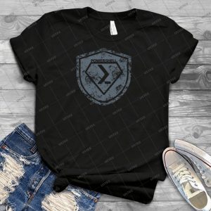 Powershell Emblem Gray 44 - Best Unisex Trending Handmade T-shirt Gift Idea For Men T-shirt For Woman