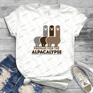 Prepare For The Alpacalypse - Gift Idea Shirt For Men Tee For Women Classic Retro Vintage Graphic T-Shirt