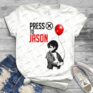 Press X To Jason - Gift Idea Shirt For Men Tee For Women Classic Retro Vintage Graphic T-Shirt