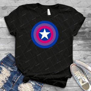 Pride Shields - Bi 12 - Best Unisex Trending Handmade T-shirt Gift Idea For Men T-shirt For Woman