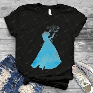 Princess Inspired Silhouette  53 - Vintage Men's Shirt Tshirt For Women Classic Handmade Shirt Retro Graphic Tee