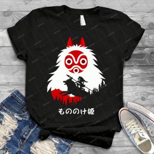 Prinzessin Mononoke-Hayao Miyazaki-Studio Ghibli - Gift Idea Shirt For Men Tee For Women Classic Retro Vintage Graphic T-Shirt