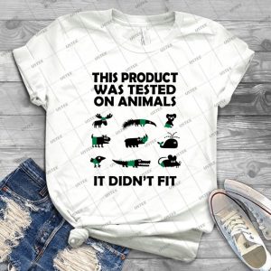 Product Tested On Animals - Gift Idea Shirt For Men Tee For Women Classic Retro Vintage Graphic T-Shirt
