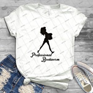 Professional Bookworm - Trending Shirt For Women Vintage Retro Tee For Men Kid's T-Shirt Handmade Shirt
