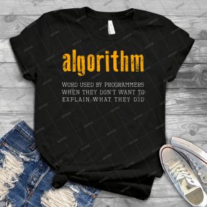 Programmer-Algorithm - Gift Idea Shirt For Men Tee For Women Classic Retro Vintage Graphic T-Shirt