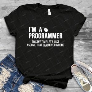 Programmer 26 - Vintage Men's Shirt Tshirt For Women Classic Handmade Shirt Retro Graphic Tee
