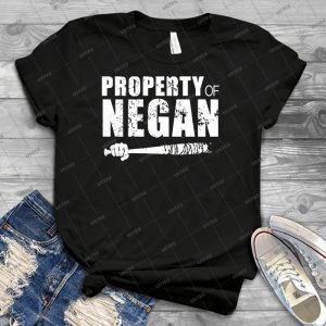 Property Of Negan-Png Best Product 33 - Vintage Men's Shirt Tshirt For Women Classic Handmade Shirt Retro Graphic Tee