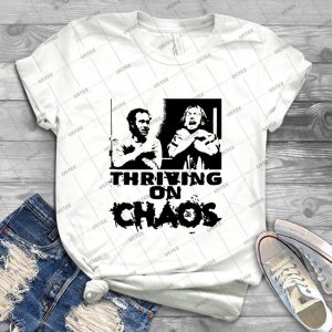 Prospã©rer Sur Le Chaos - Vintage Men's Shirt Tshirt For Women Classic Handmade Shirt Retro Graphic Tee