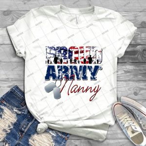 Proud Army Nanny - Gift Idea Shirt For Men Tee For Women Classic Retro Vintage Graphic T-Shirt