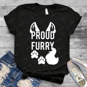 Proud Furry 97 - Vintage Men's Shirt Tshirt For Women Classic Handmade Shirt Retro Graphic Tee