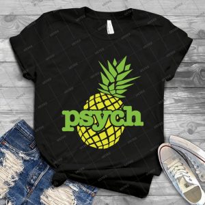 Psych Pineapple - Gift Idea Shirt For Men Tee For Women Classic Retro Vintage Graphic T-Shirt
