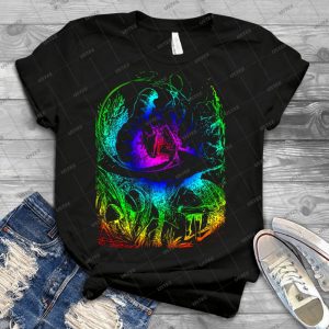 Psychadelic Mushroom Alice In Wonderland - Best Unisex Trending Handmade T-shirt Gift Idea For Men T-shirt For Woman